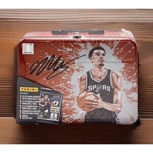 2024 Panini Spurs Victor Wembanyama Lunch Box Tin -Wemby ROY NEW/SEALED